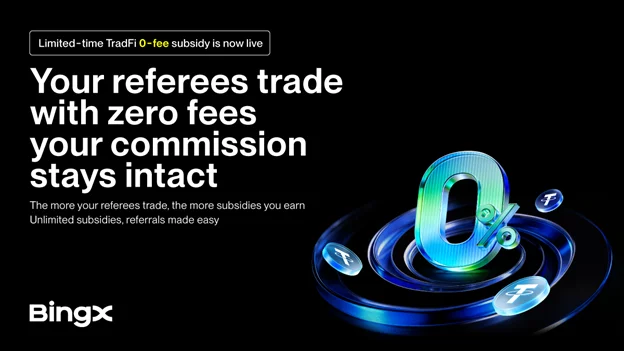 BingX launches zero-fee tradfi futures while maintaining full partner commissions - 2