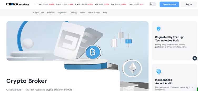 Cifra Markets review: A regulated gateway to crypto trading - 2