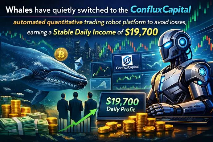 Whales quietly switched to ConfluxCapital’s automated quantitative trading robot platform to avoid losses, and earn $19,700 daily - 1