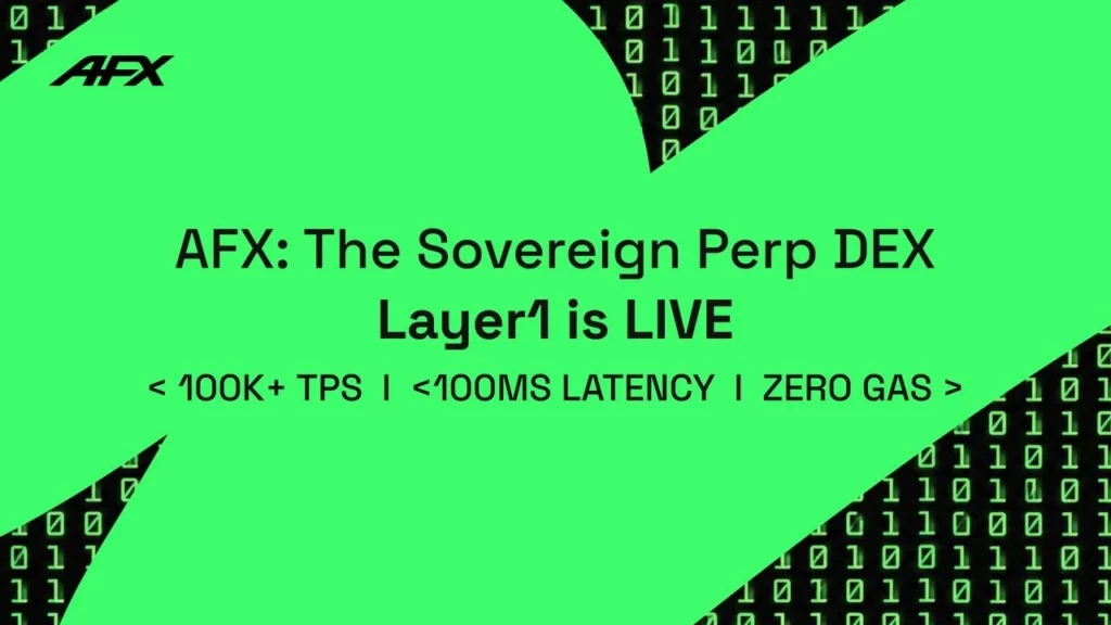 AFX launches sovereign layer 1, providing an optimized execution environment for on-chain perp DEXes - 3