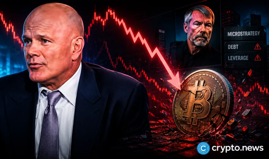 Bitcoin crash warning: Novogratz says Saylor risk is real