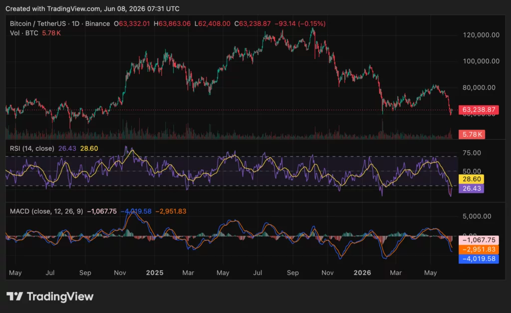 Bitcoin (BTC) price chart, source: crypto.news