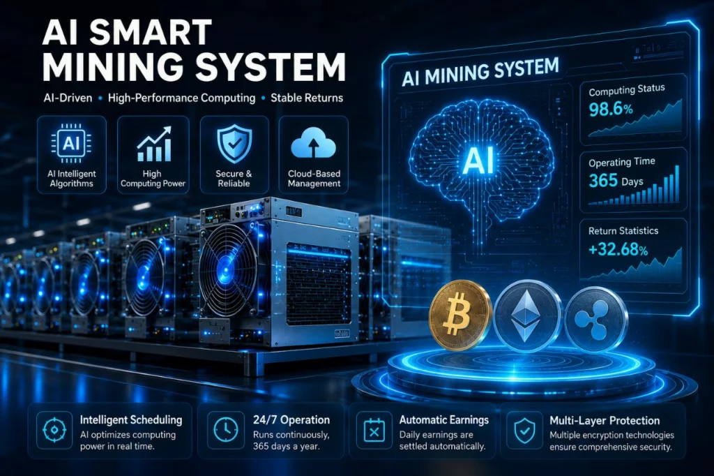 Newly launched 2026 cloud mining app with smart AI, unaffected by market swings, earning up to $67,000 daily - 3