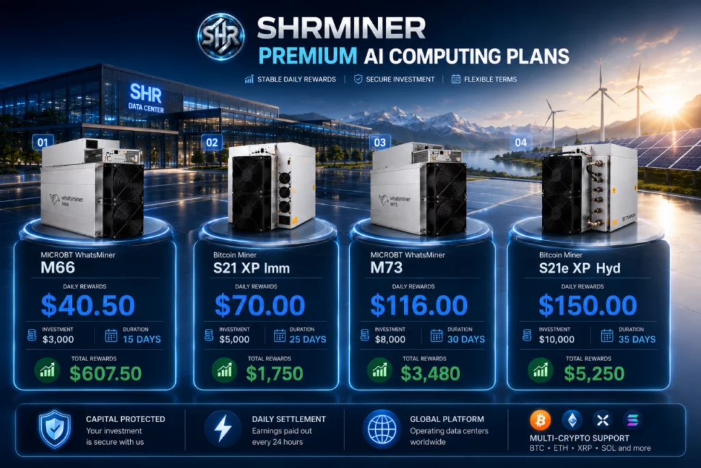 Bitcoin hits $65,000; SHR Miner opens door to cloud participation with AI computing power, earning $1,700 in passive income daily - 2