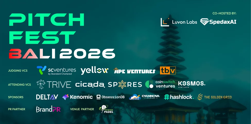 Pitch Fest Bali 2026: 15+ Startups. Leading investors. $100k+ in prizes - 3