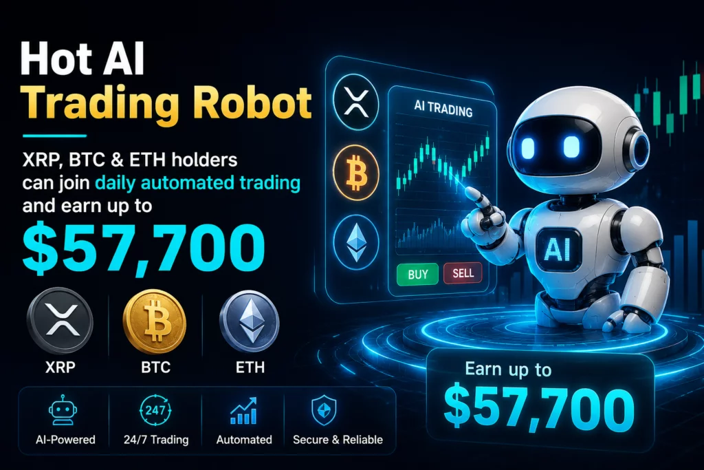 AI trading robot: XRP, BTC, ETH holders can join daily automated trading and earn up to $57,700  - 3