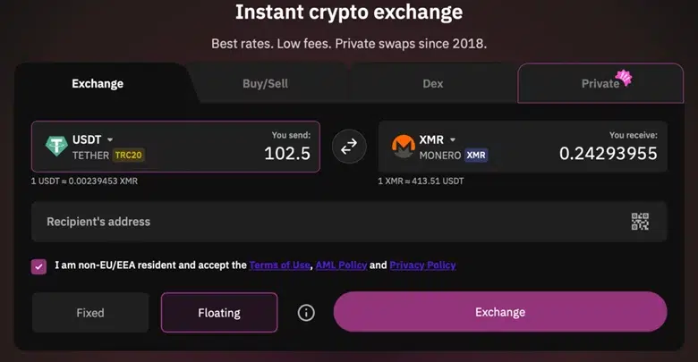 Best Monero exchanges without registration in 2026 - 5