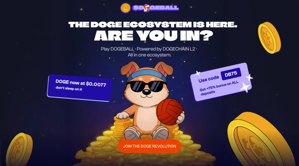 Dogeball banner.