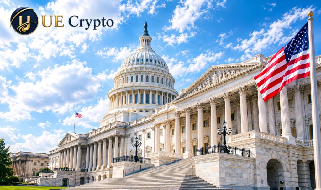 UE crypto banner.