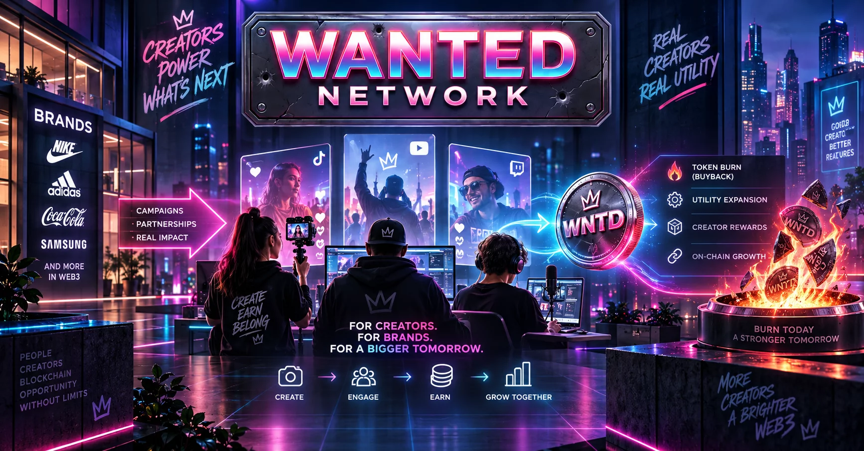 Wanted Network expands WNTD utility with web3 creator campaign and token-burn model - 4