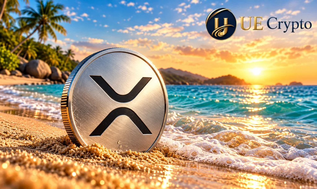 UE crypto banner.