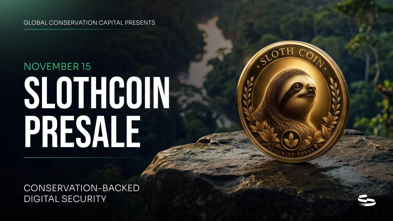 Global Conservation Capital Announces November 15 Presale Launch of Sloth Coin (SLOC), Connecting Rainforest Conservation With Environmental Credit Revenue - 3